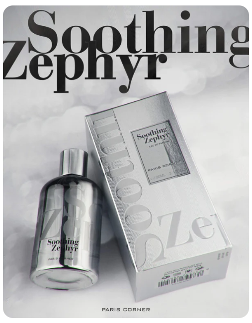 Paris Corner Nomierinošas Zephyr smaržas Unisex 100 ml