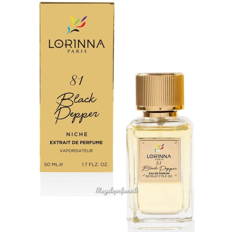 Lorinna Black Pepper Extrait De Smaržas unisex 50ml - Royal smaržas LORINNA Smaržas