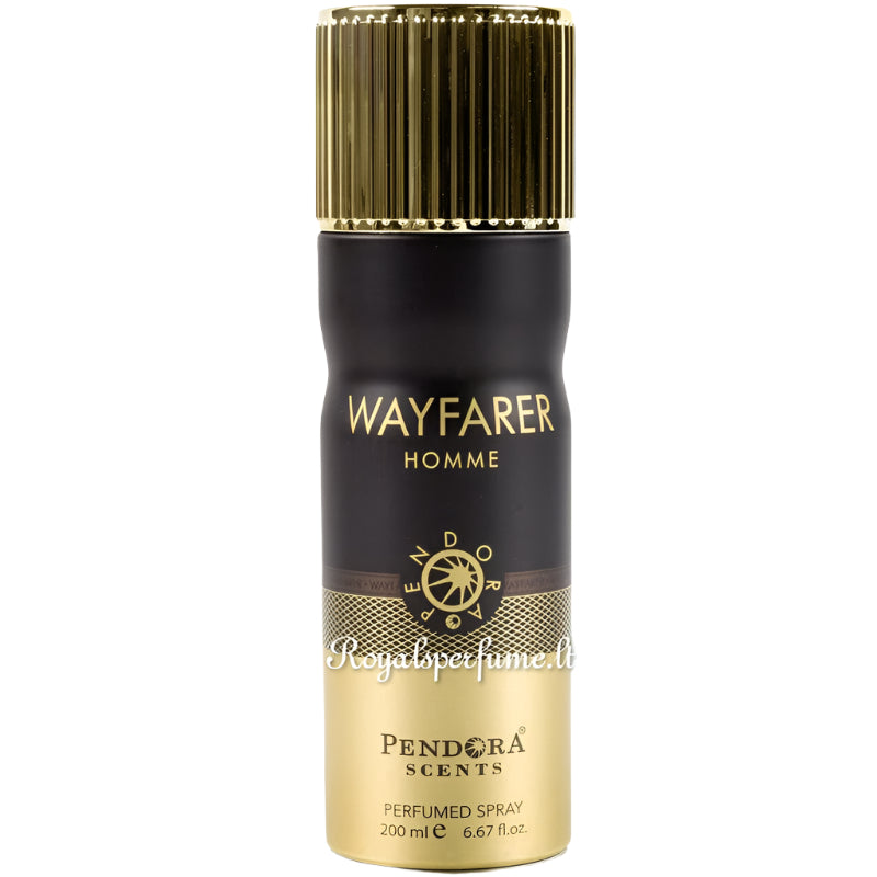 PENDORA SCENT Wayfarer Homme parfimēts dezodorants vīriešiem 200ml - Royal smaržas PENDORA SCENT Dezodoranti